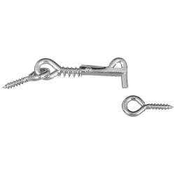 2" SAFETY HOOK & EYE ZINC