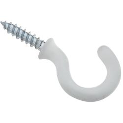 3/4" CUP HOOK WHITE