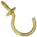 1-1/4" CUP HOOK BRASS