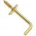 3/4" SHOULDER HOOK BRASS