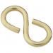 CLOSED S HOOK BRASS #811