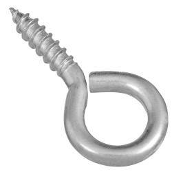 LARGE SCREW EYE ZINC 4