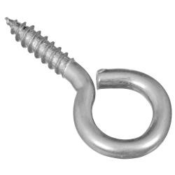 LARGE SCREW EYE ZINC 8