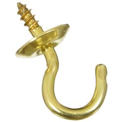 1/2" CUP HOOK BRASS