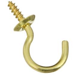 7/8" CUP HOOK BRASS