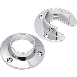 CHROME POLE SOCKET FLANGE