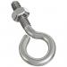 1/4" x 2" EYE BOLT SS W/NUT