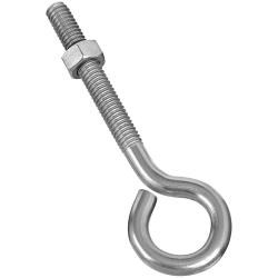 5/16" x 4" EYE BOLT SS W/NUT