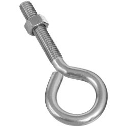 2161BC 3/8X4 EYE BOLT SS W/NUT