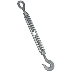 TURNBUCKLE HOOK/EYE 1/2" X 9"