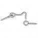 1-1/2" HOOK & EYE ZINC