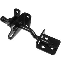 6" ADJUSTABLE LATCH BAR BLACK