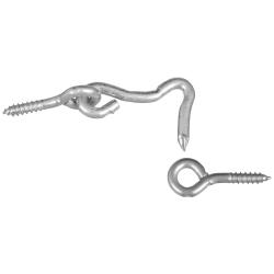 1" HOOK & EYE ZINC