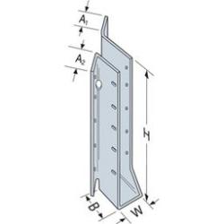 2 X 10 JOIST HANGER SKEWED LEFT