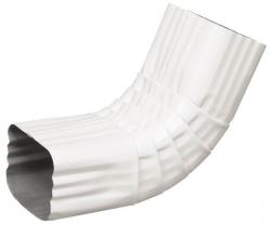 ELBOW 75 DEG 3"A WHT ALUM