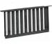 LOUVER VENT BLACK  PLASTIC