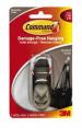 COMMAND METAL HOOKS BRUSH NICKEL