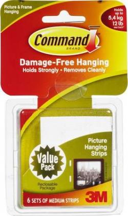 COMMAND PICTURE HANGING STRIPS M