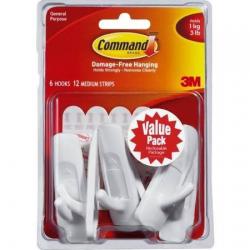 COMMAND MEDIUM HOOK 6PK