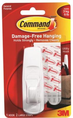 COMMAND LARGE HOOK 3PK