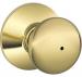 Plymouth Bright Brass Privacy Lock