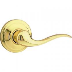 KW TUSTIN LEVER PASSAGE BRASS