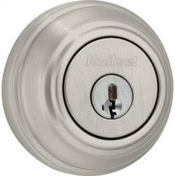 BRASS DOUBLE CYL DEADBOLT KWIKSE