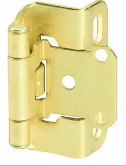 SELF CLOSING HINGE 3/8" POL BRAS