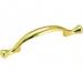 3" DRAWER PULL SB POLISHED BRASS