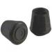 9224 1.25" RUBBER TIP BLACK