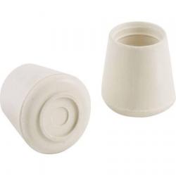 9122 1-1/8" RUBBER TIP WHITE