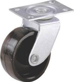 9558 1-5/8" CASTER PLATE BLACK