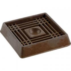 9076 2" ID RUBBER CUP SQ BROWN