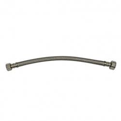 12" SS 1/2 X 1/2 FAUCET SUPPLY