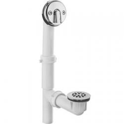 WHITE TRIP LEVER BATH DRAIN