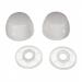 80821 TANK BOLT CAPS WHITE