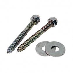 TOILET SCREW SET 1/4X2 1/2