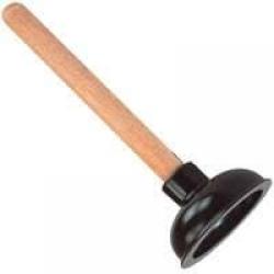 8317-B PLUNGER DRAIN 4" BLACK