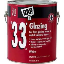 DAP 33 WHITE GLAZING GALLON