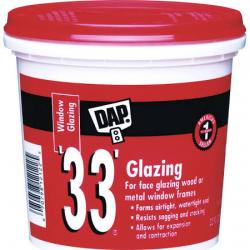 DAP 33 WHITE GLAZING QT 12122