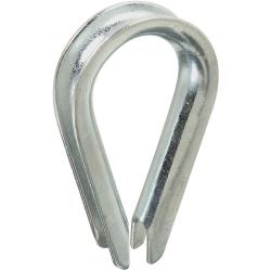 ROPE THIMBLE 3/16" ZINC