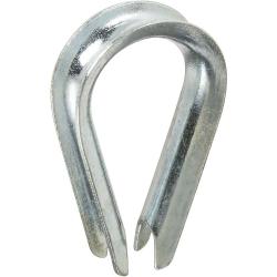 ROPE THIMBLE 1/4" ZINC