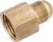 BRASS COUPLING 1/4FLARE x 1/8FPT