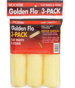 GOLDEN FLO 3/8" ROLLER 9" 3PK