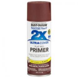 2X SPRAY FLAT RED PRIMER