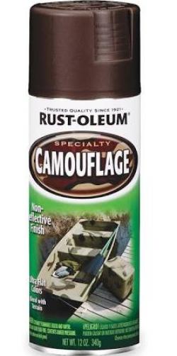 CAMOUFLAGE SPRAY PAINT EARTH BRN