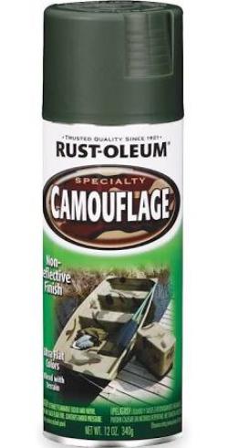 CAMOUFLAGE SPRAY PAINT GREEN