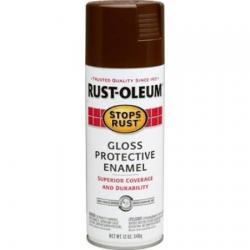 RUSTOLEUM SPRAY  LEATHER BROWN