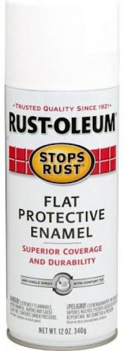 FLAT WHITE RUSTOLEUM SPRAY