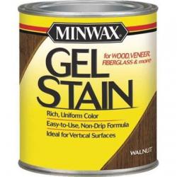 GEL STAIN WALNUT 1/2 PT